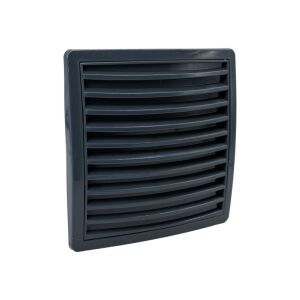 6461 Kare Baca Kapağı Duvar Menfezi Ayarlı (Füme)