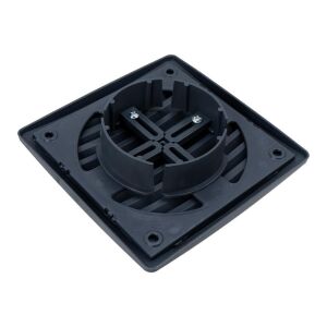 6461 Kare Baca Kapağı Duvar Menfezi Ayarlı (Füme)