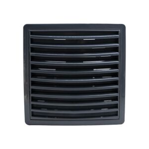 6461 Kare Baca Kapağı Duvar Menfezi Ayarlı (Füme)