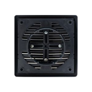 6461 Kare Baca Kapağı Duvar Menfezi Ayarlı (Füme)