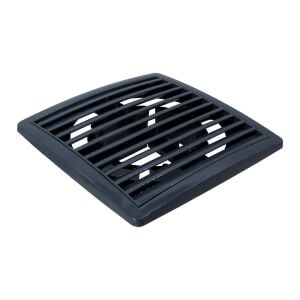 6461 Kare Baca Kapağı Duvar Menfezi Ayarlı (Füme)