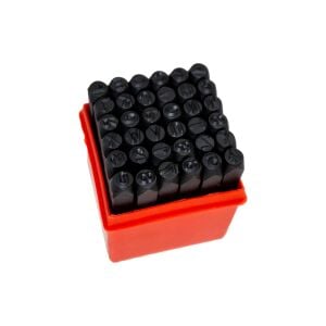 Partner PT03043 Çelik Harf Rakam Zımba Takımı 5 mm (36 Parça)