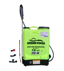 Saydam Power KF-16C-2 Akülü Basınçlı İlaçlama Pompası 16 Litre