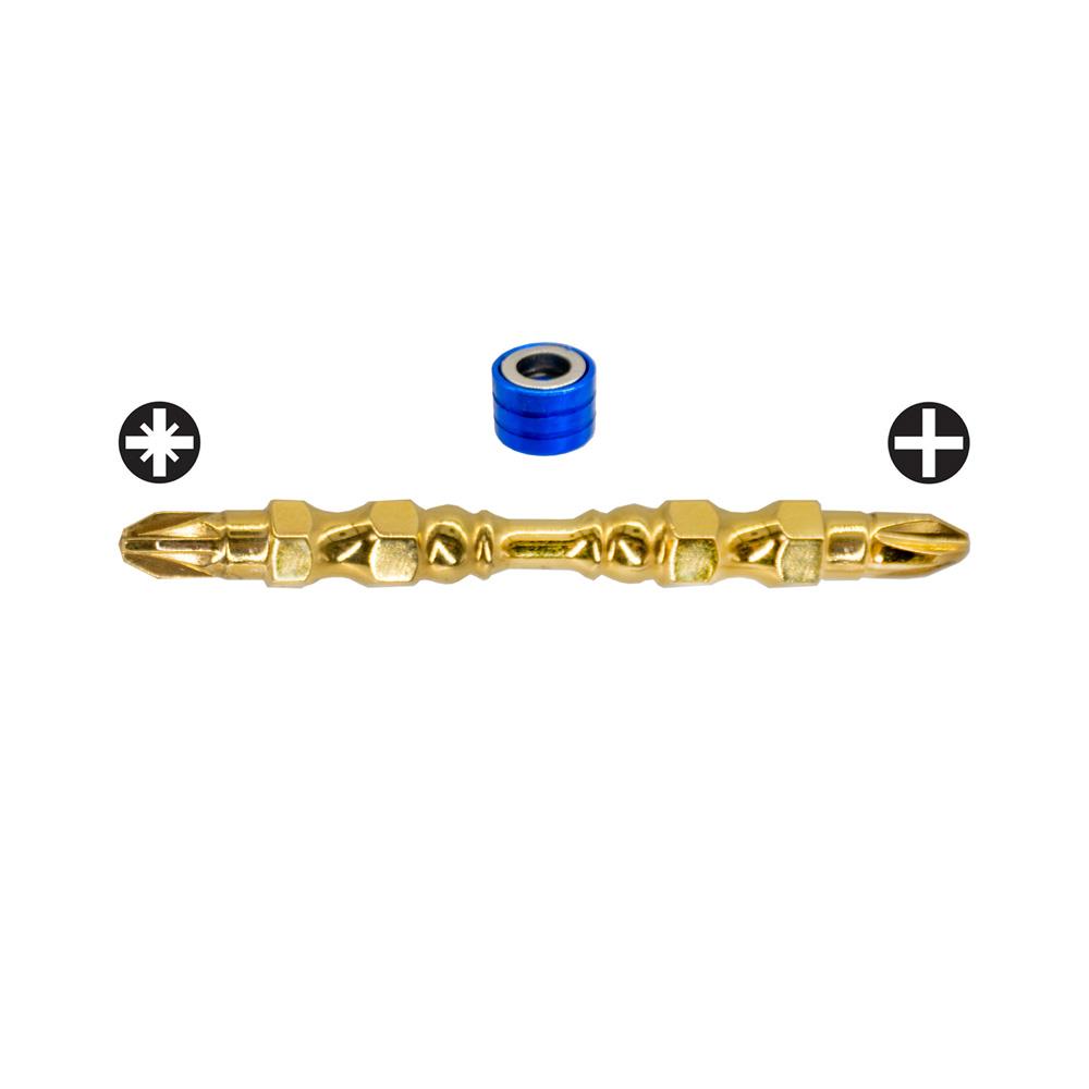 Master 530407 Çift Taraflı Mıknatıslı Bits Uç Pz2/Ph2 x 65 mm