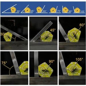 Tutan Xlarge AÇ-KAPA Manyetik Açılı Kaynak Tutucu Mıknatıs Gönye