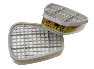 3M 6059 ABEK1 Org.-İnorg.-Asit-Amon.Gaz/Buhar Filtresi - Çift