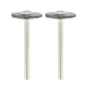 Dremel 428 Metal Yüzeyler için Tel Fırça 19 mm 2'li Paket
