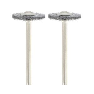 Dremel 428 Metal Yüzeyler için Tel Fırça 19 mm 2'li Paket