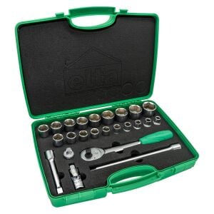 Elta 1115002024 1/2'' Altı Köşe Lokma Anahtar Takımı 24 Parça