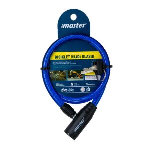 Master 500940 Anahtarlı Bisiklet Kilidi 10mm x 65cm