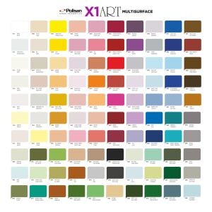 Polisan X1ART Multisurface Hobi Boyası 120ml - 0082 Mavi Ladin
