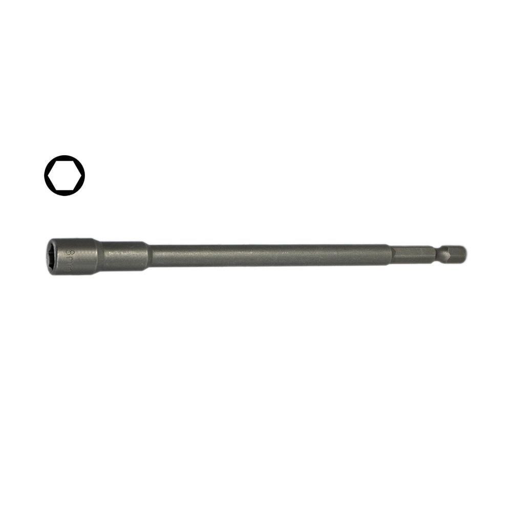 6465 Ekstra Uzun Manyetik Bits Lokma Somun Adaptörü 8x150 mm