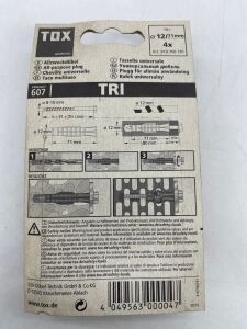 Tox Tri Plastik Dübel 12x71 mm 4 Adet
