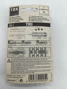 Tox Tri Plastik Dübel 14x75 mm 2 Adet