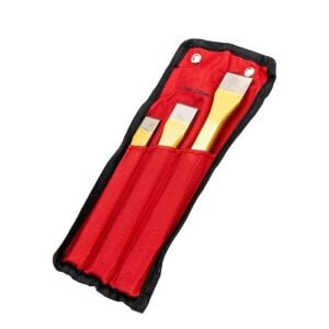 6466 Düz Keski Seti 175-200-250 mm (Bez Çantalı)