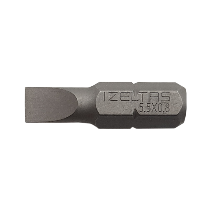 İZELTAŞ Düz Bits Uç 0.8x5.5 (25MM)