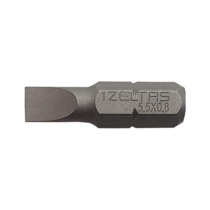 İZELTAŞ Düz Bits Uç 0.8x5.5 (25MM)