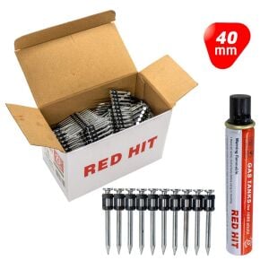 Red Hit GZT-40 Çelik Zemin Çivisi 40 mm (Gaz dahil 1000li Paket)