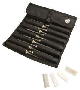 Kirschen Two Cherries Profesyonel Ahşap Oyma Seti 12 Parça Rulo Bez Çantalı