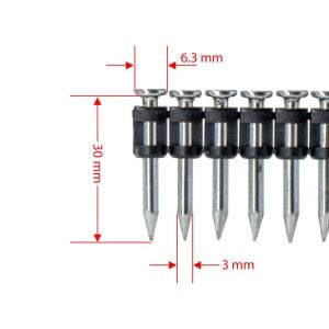 Red Hit GZT-30 Çelik Zemin Çivisi 30 mm (Gaz Dahil 1000li Paket)