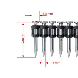 Red Hit GZT-30 Çelik Zemin Çivisi 30 mm (Gaz Dahil 1000li Paket)