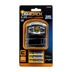 Lightorch LT03099 Pilli 3 Led Kafa Lambası 120 Lümen