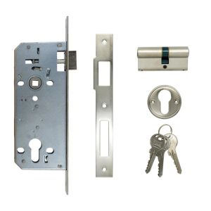 Kale Kilit 152R/45 Silindirli Gömme Kilit 45 mm Nikel