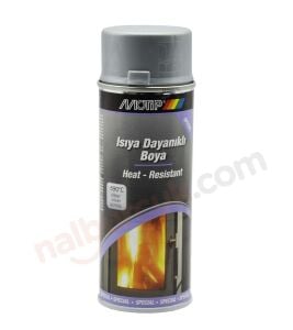 Motip 690°C Yüksek Isıya Dayanıklı Gümüş Sprey Boya 400 ml
