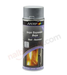 Motip 690°C Yüksek Isıya Dayanıklı Gümüş Sprey Boya 400 ml