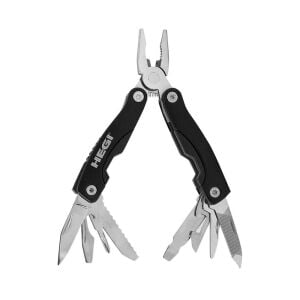 Hegi 818100030 Çok Fonksiyonlu Paslanmaz Çelik Mini Pense - Siyah