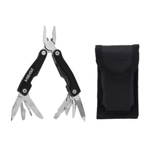 Hegi 818100030 Çok Fonksiyonlu Paslanmaz Çelik Mini Pense - Siyah