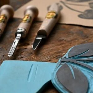 Kirschen 3450000 Ahşap Yontma ve Oyma Seti Linol Kesme 3 Parça