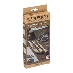 Kirschen 3450000 Ahşap Yontma ve Oyma Seti Linol Kesme 3 Parça