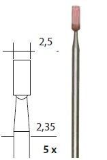 Proxxon 28774 Korundum Taşlama Uç Seti 2,5 mm 5'Li Paket