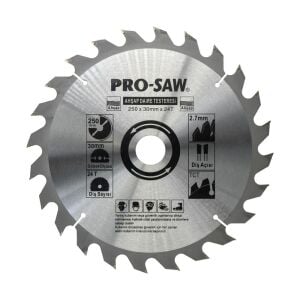 PRO-SAW PS51231 Sunta Ahşap Kesme Daire Testere 250x30/25 mm 24 Diş