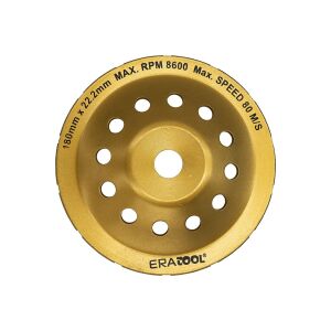 Dandoo 180 mm Tek Sıra Elmas Beton Taş Yüzey Silme Temizle Diski