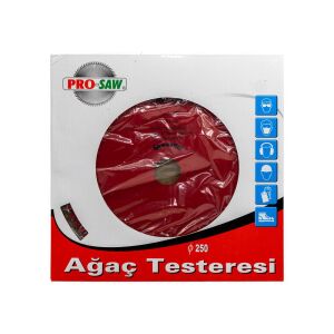 PRO-SAW PS51331 Teflonlu Ahşap Kesme Daire Testere 250x30 mm 80 Diş