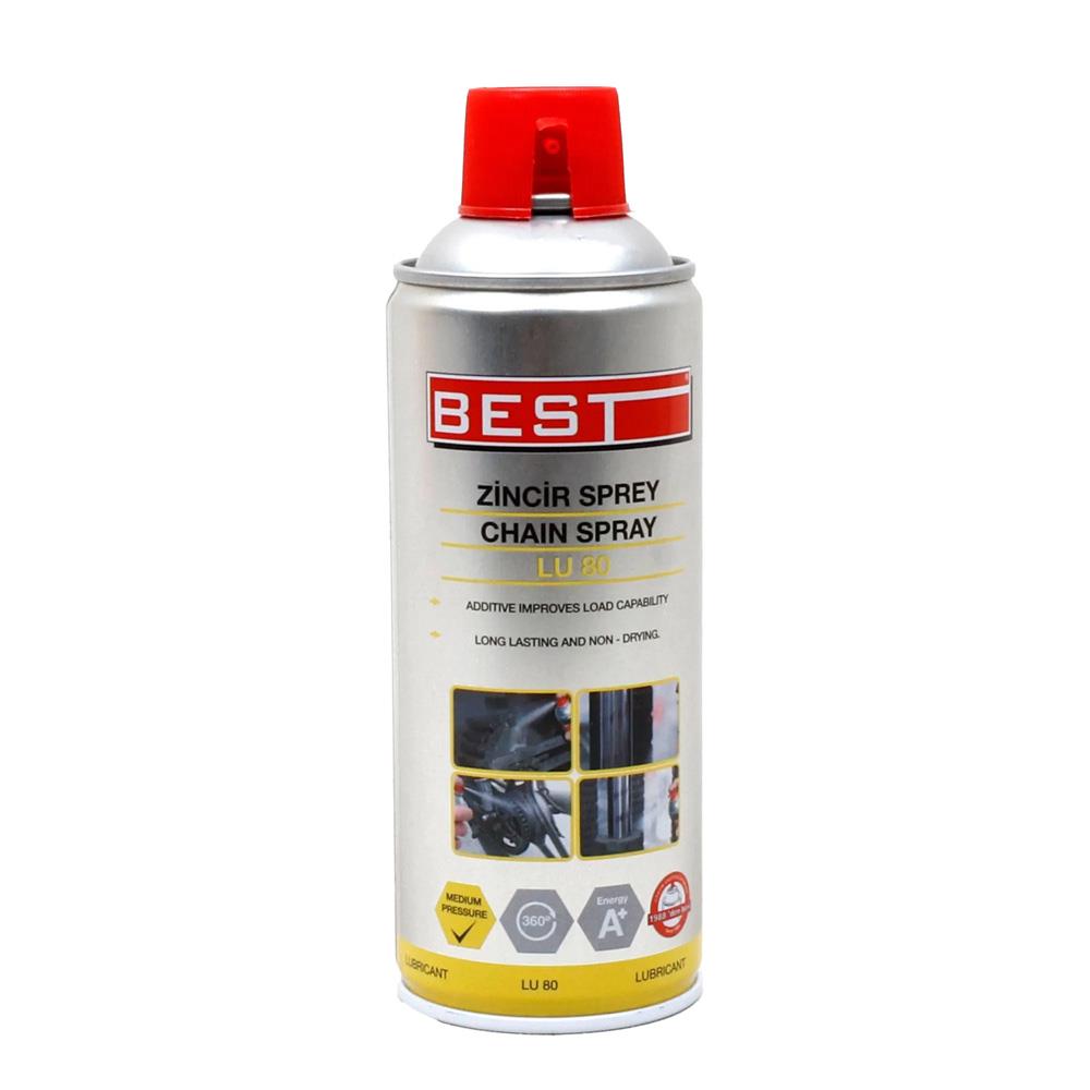 Best LU80 Zincir Yağlama Koruma Sprey 400 ml
