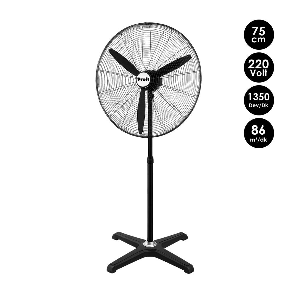 Proft FL-750-F Sanayi Tipi Ayaklı Vantilatör 75 cm
