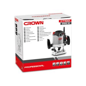 Crown CT11001 Devir Ayarlı Dik Freze Makinası 2100W
