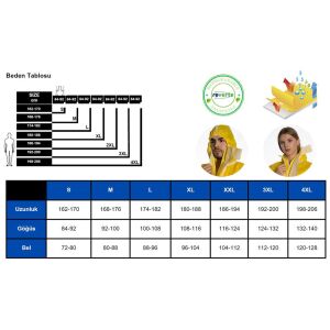 Faba TruChem T800 Kimyasal Koruyucu Tulum (Beden: XL)