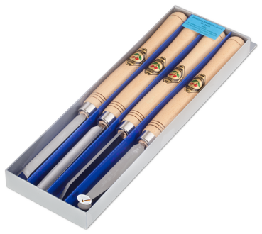 Kirschen Two Cherries Ahşap Torna Bıçak Seti Uzun Sap 4'lü