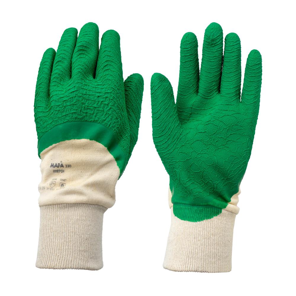 Mapa Harpon 330 Pamuk Dokuma Lateks Kaplı Ağır İş Eldiveni No:9