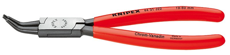 KNIPEX 44 31 J42 İç Segman Pensi (45° Eğri) 310 mm