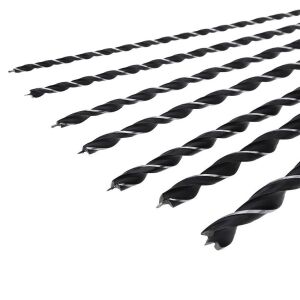 Uzun Ahşap Ağaç Delme Matkap Ucu Seti 300 mm 7 Parça