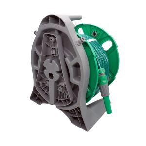 Daye DY 62215B Bahçe Sulama Duvara Monte Hortum Makara Seti 15 mt