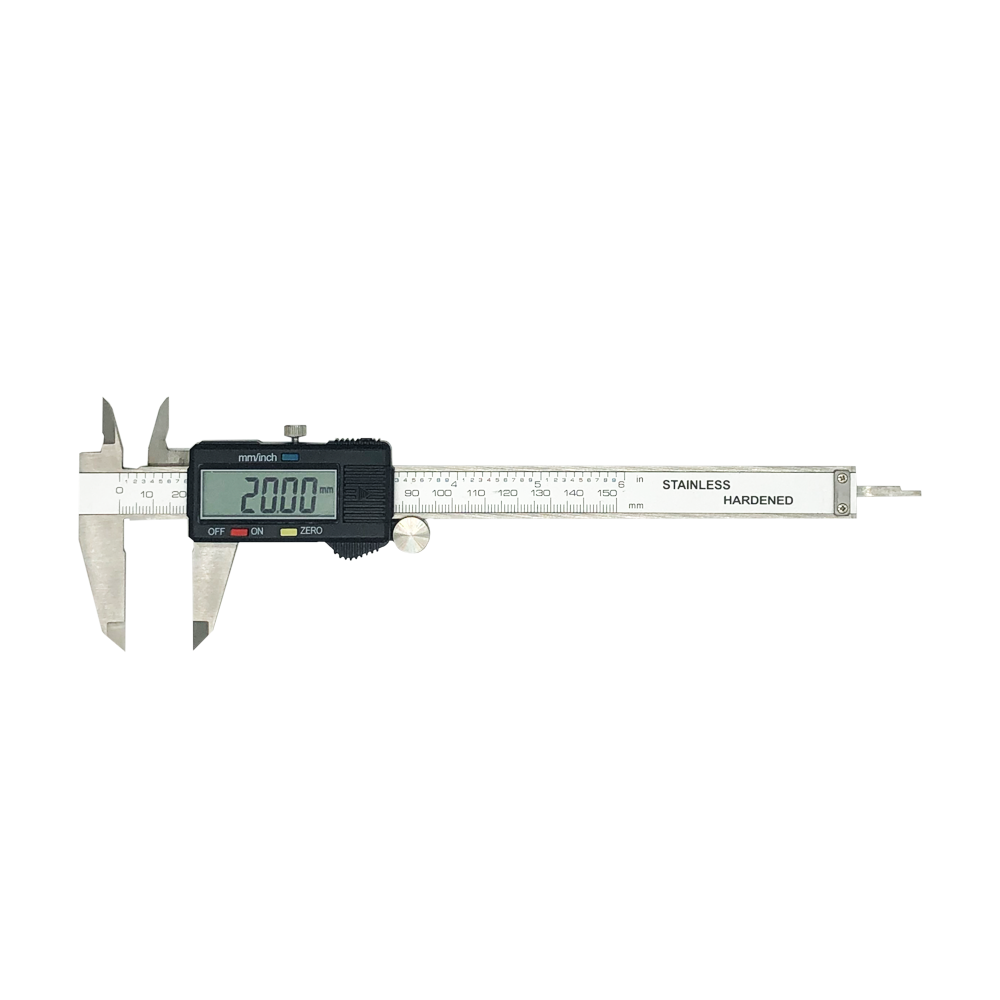 Paslanmaz Çelik Gövde Dijital Kumpas 150 mm