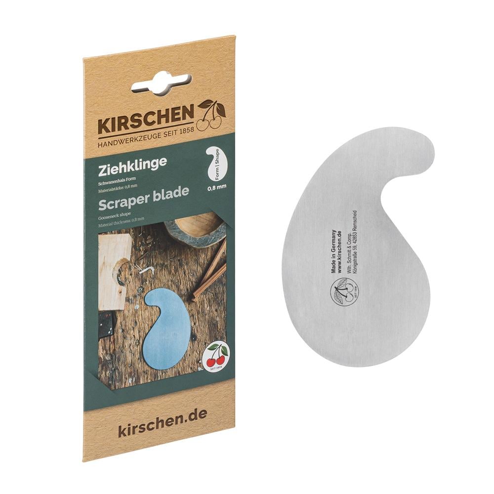 Kirschen 3802000 Ahşap Kazıyıcı Sistre Kuğu Boyunlu Kenar 0.8 mm