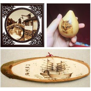 Mercure Ahşap Yakma ve Hobi Seti 25 Parça