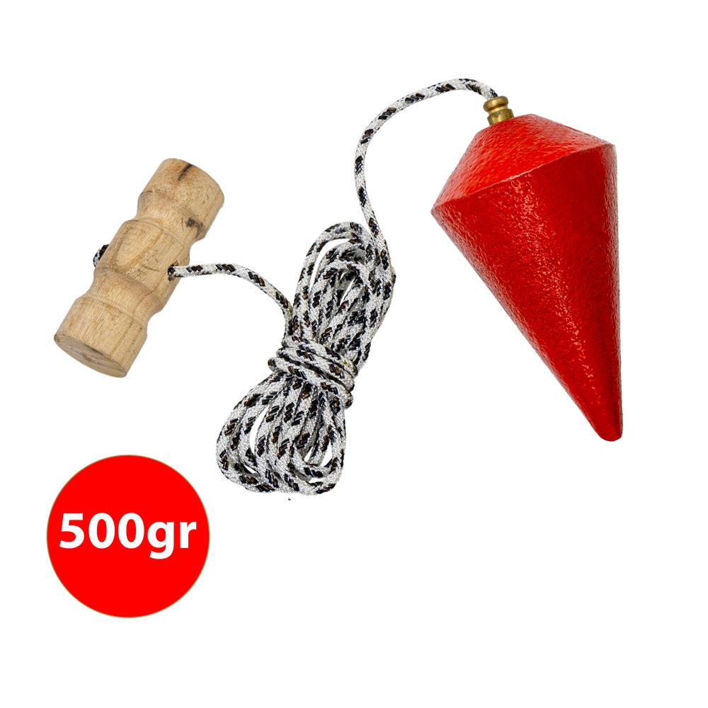 6586 Döküm İpli Şakül 500 gr